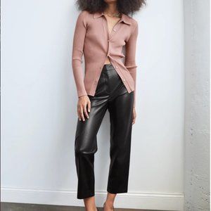 Babaton Black Cropped Pants